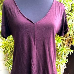 Banana Republic Deep Brown/Burgundy Top.